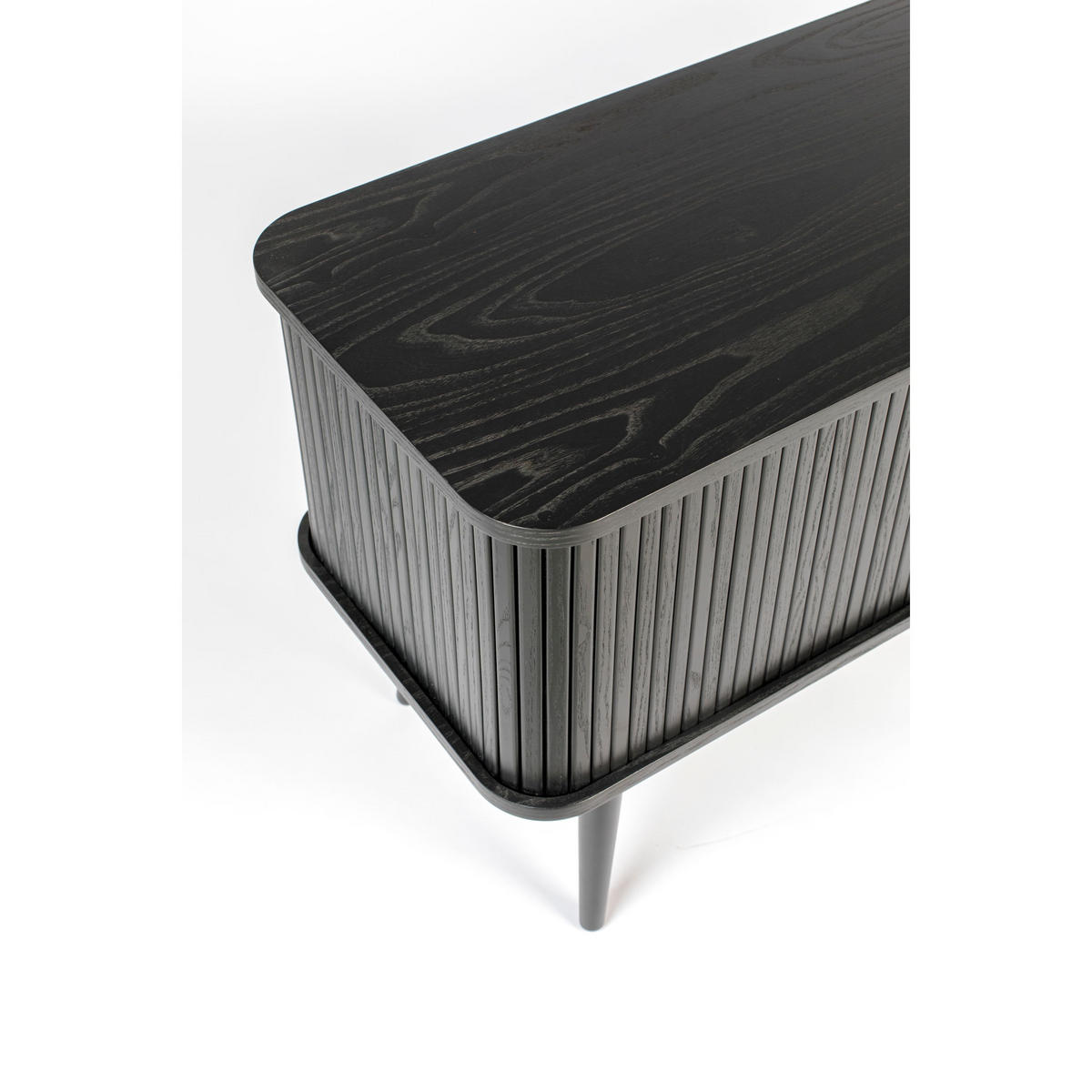 SIDEBOARD Barbier Schwarz - Schwarz, Holzwerkstoff (120/57.5/40cm) - Zuiver