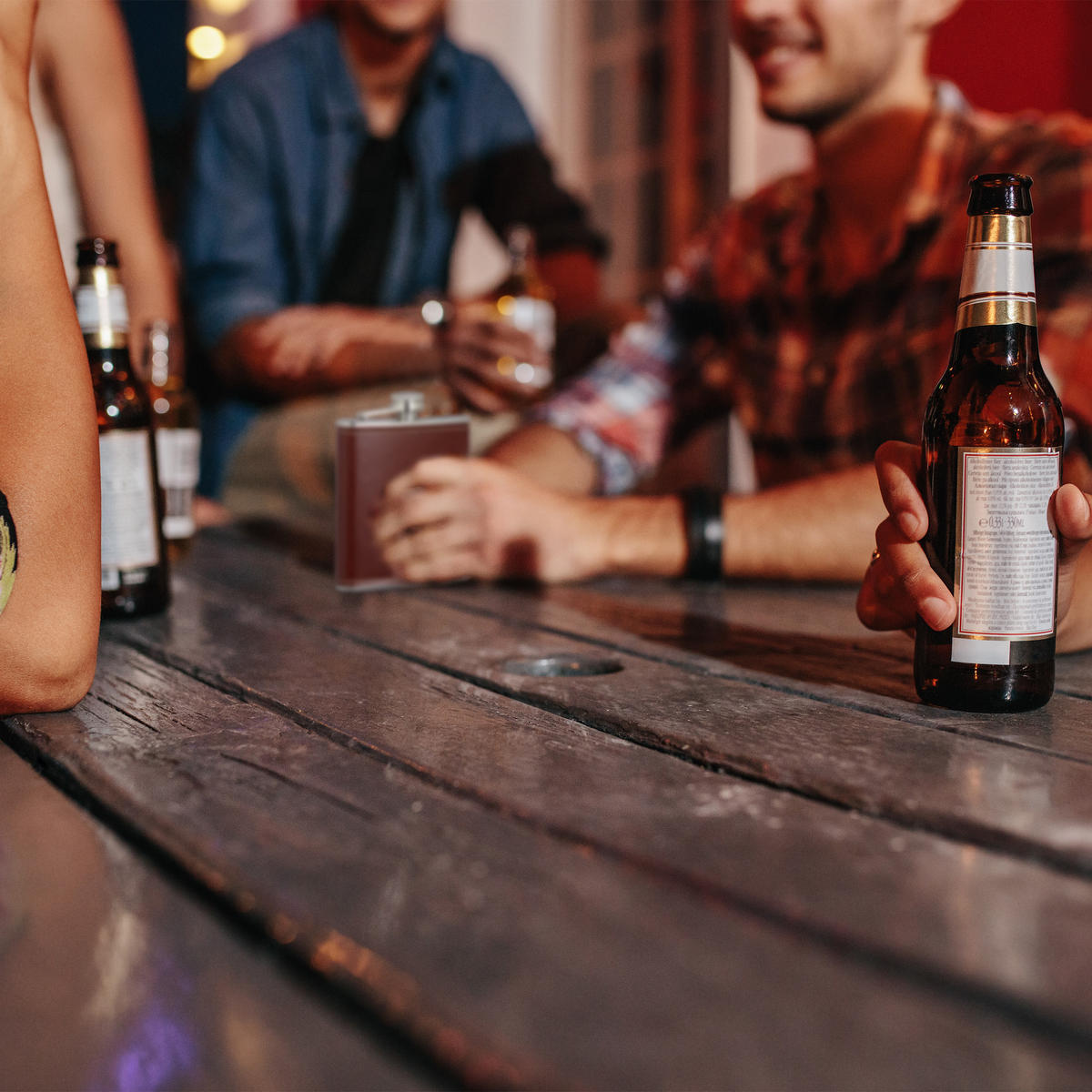 FLACHMANN - Braun, Kunststoff/Metall (9.5/12.5/2cm) - Relaxdays