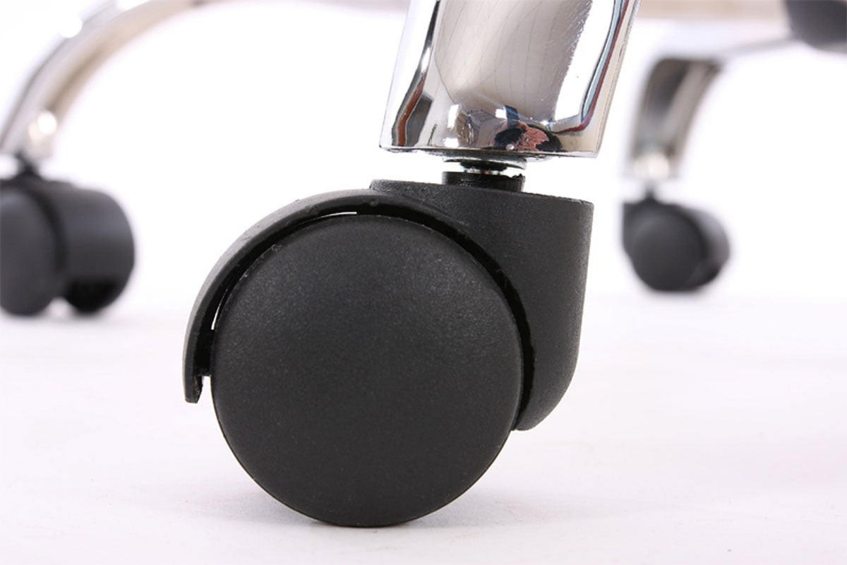 DREHSTUHL Cannes HxBxT 117x68x71cm Sitzhöhe 46cm Kunstleder Weiß - Weiß, Kunststoff (68/117/71cm) - PROREGAL