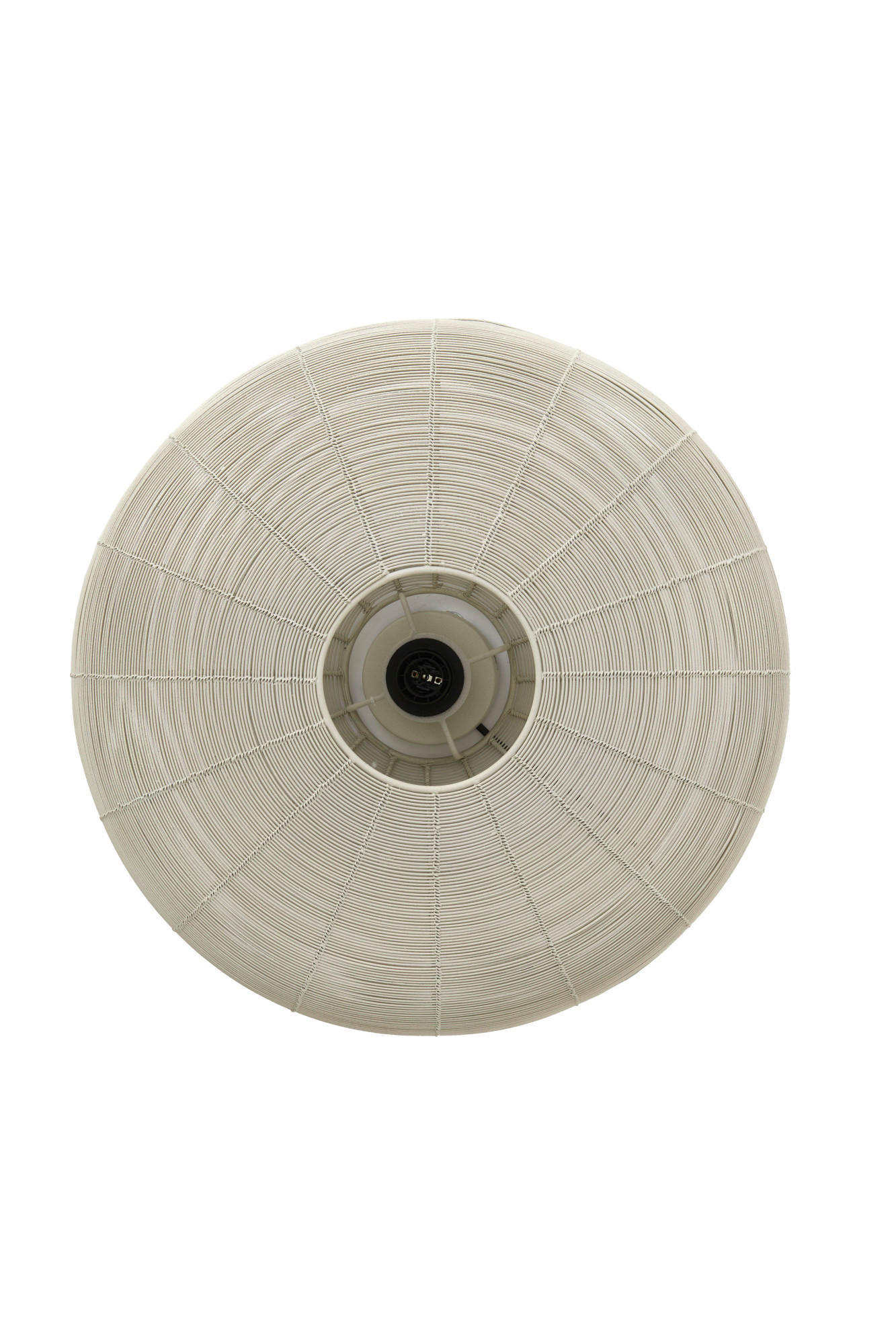 DECKENLEUCHTE Bahoto Weiß Ø51/18 cm - Weiß, Metall (51/51/18cm) - Light & Living