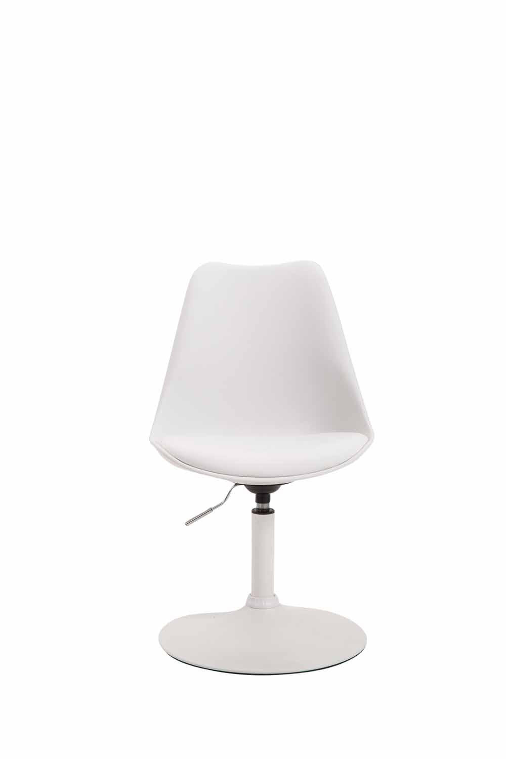 Thumbnail - CLP Drehstuhl, Weiß, Kunststoff, 48x76x57 cm, Esszimmer, Stühle, Esszimmerstühle, Vierfußstühle