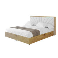 POLSTERBETT mit Bettkasten und Lattenrost, Bett mit Matratze H3/H4 - ENZO6 180x200 Weiß - Weiß, Holzwerkstoff/Textil (180/200cm) - ALTDECOR