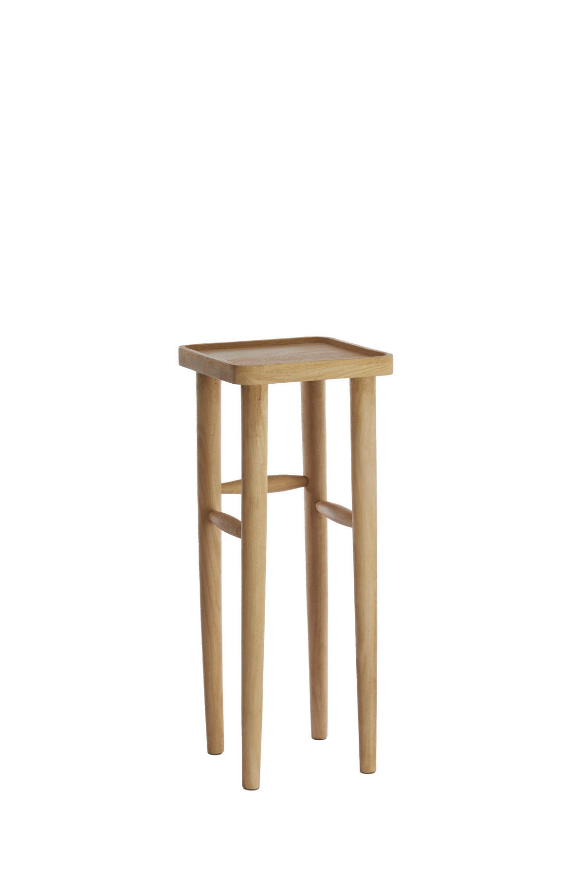 SÄULE Qiano Braun 32/32/80 cm - Braun, Holz (32/32/80cm) - Light & Living