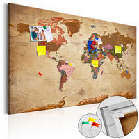 PINNWANDBILDER Bunt 90/60 cm - Multicolor, Naturmaterialen/Textil (90/60cm) - KUNSTLOFT