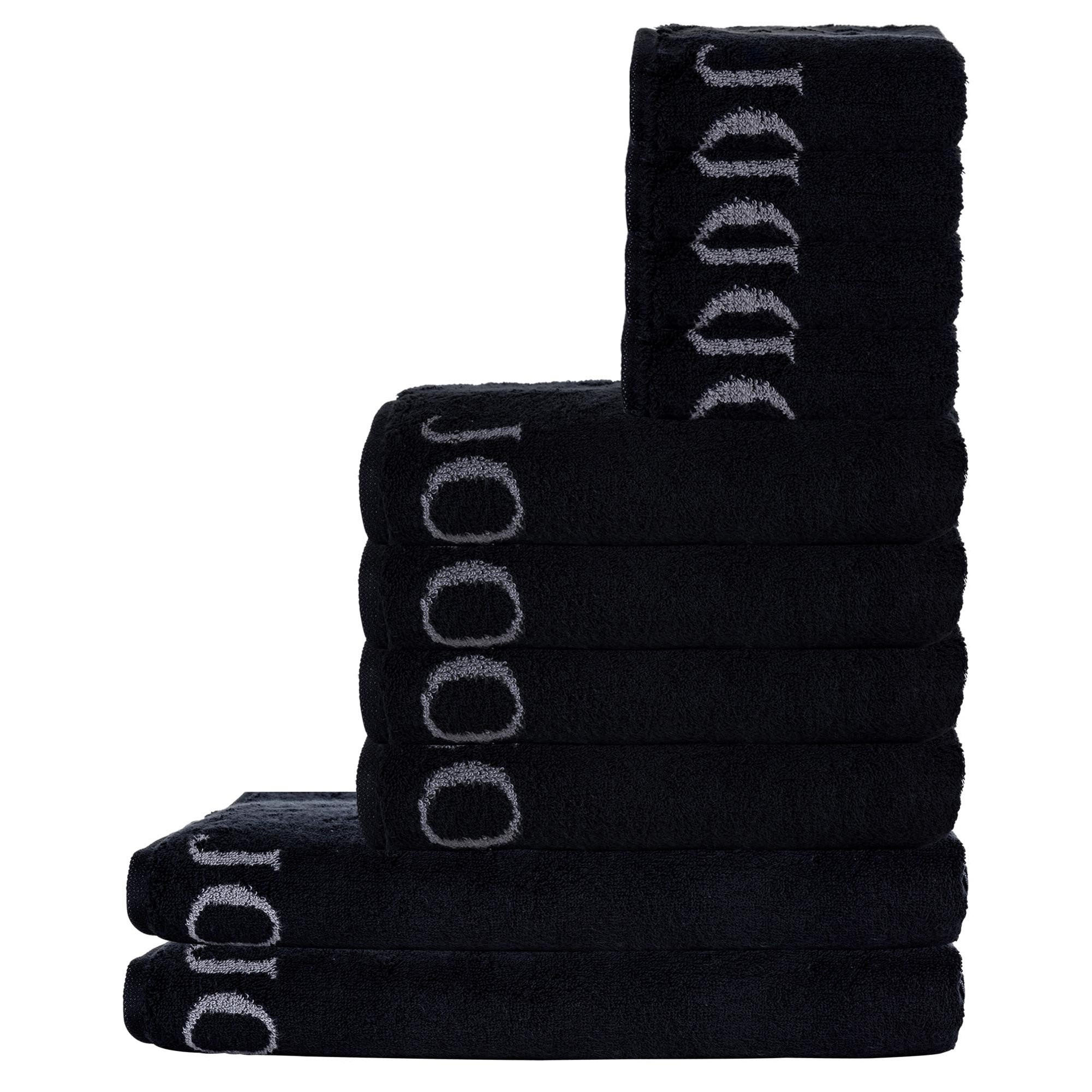 HANDTUCH Unisex Classic Schwarz Baumwolle 10er Pack - Schwarz, Textil (100/50cm) - Joop!