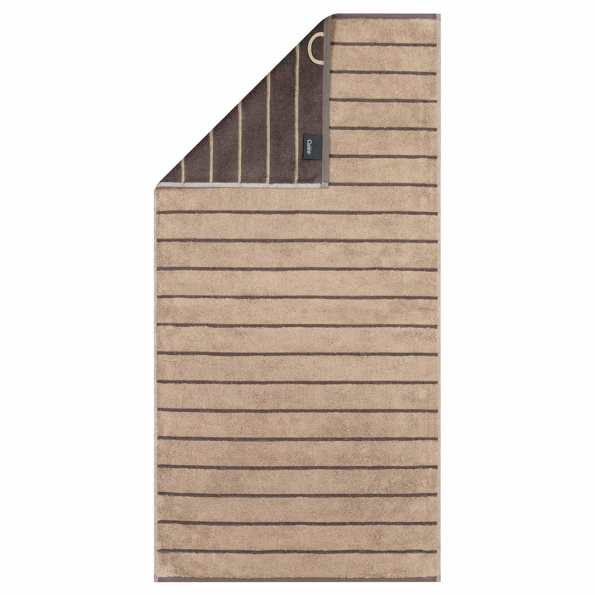HANDTUCH Unisex Balance Beige 3er Pack Baumwolle - Sandfarben, Textil (200/135cm) - Cawoe