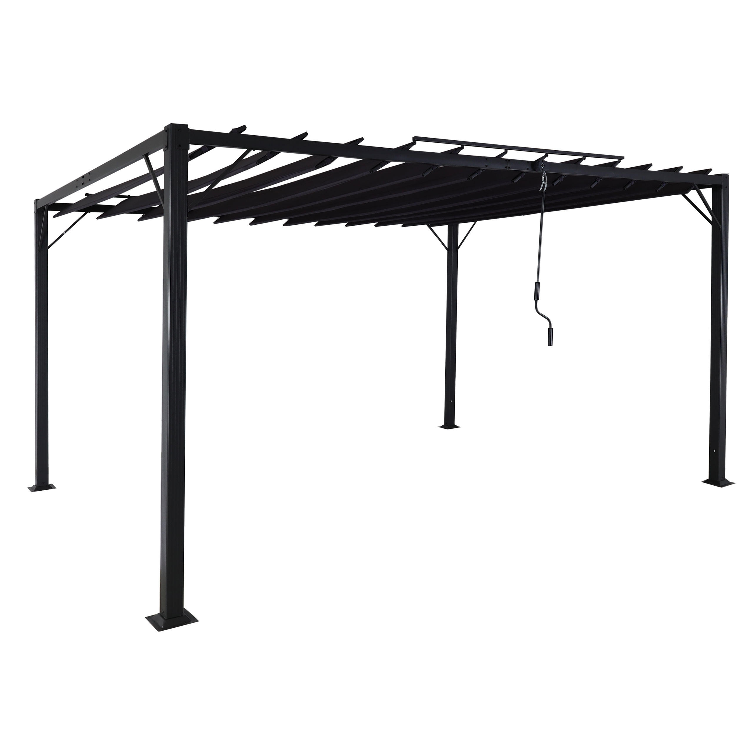 Berlinlodge Pergola Anthrazit 400x213x300 cm