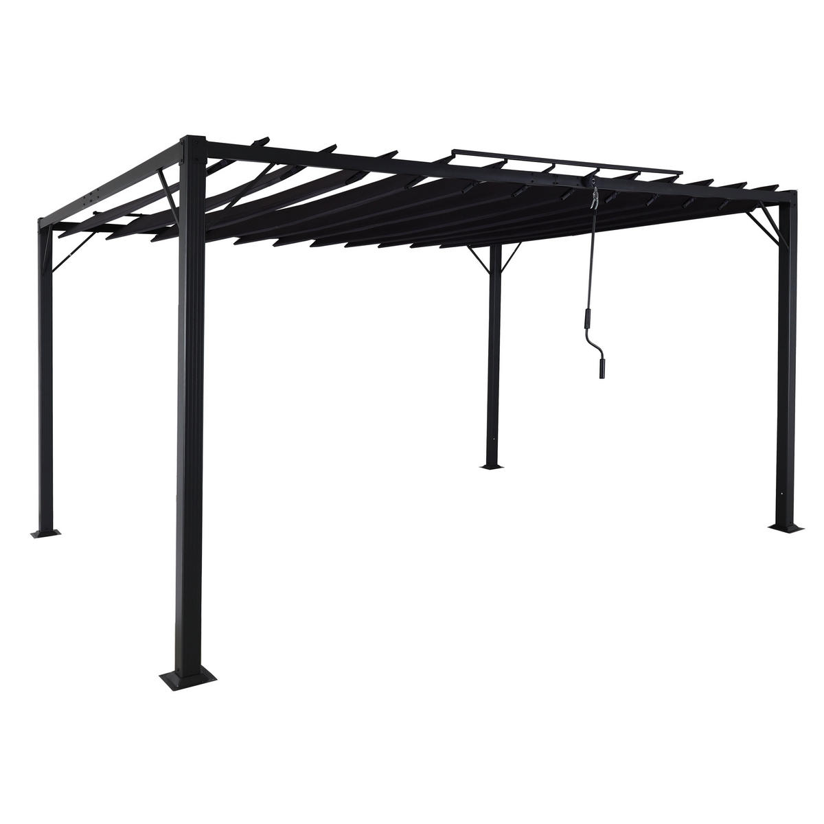 PERGOLA Anthrazit - Anthrazit, Metall (388/213/295cm) - MCW