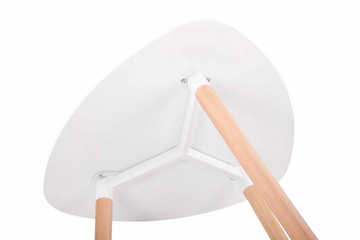 KONSOLENTISCH Holz weiß - Weiß, Holz (80/80/75cm) - CLP