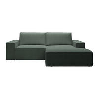 SCHLAFSOFA - 3 Personen - Samt - Tannengrün - - Waldgrün, Textil (240/85/167cm) - Vente-Unique