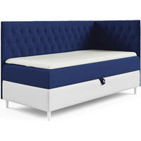 KINDERBETT FLIPPO 3 - Dunkelblau/Weiß, Holzwerkstoff (96/208cm) - Meblini