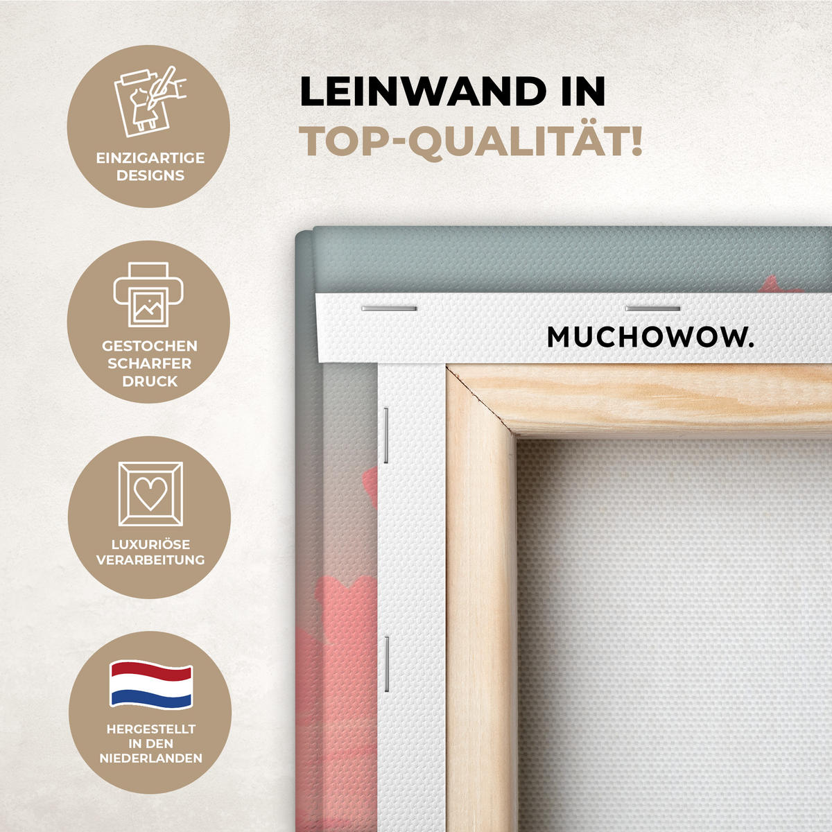 LEINWANDBILD Segelboot - Rosa Meer - Sonnenuntergang - Berge Groß 140x90 cm - Rosa, Textil (140/90cm) - MuchoWow