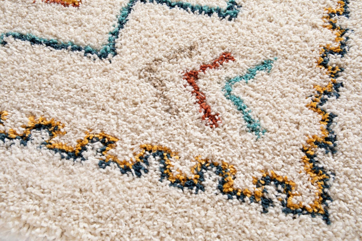 TEPPICH Shaggy weich voluminös mehrfarbig - Multicolor, Textil (160/230cm) - AFK Living