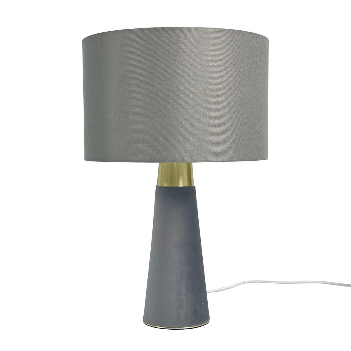 TISCHLAMPE - Multicolor, Textil/Metall (40/40/47cm) - Relaxdays