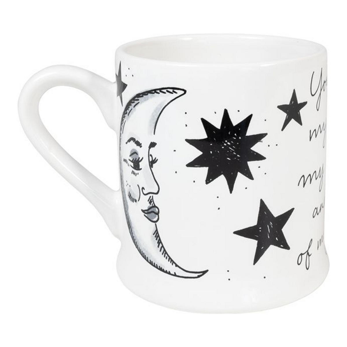 BECHER Sonne und Mond in Schwarz - 500 ml - Schwarz, Keramik (0.5L) - Blond Amsterdam