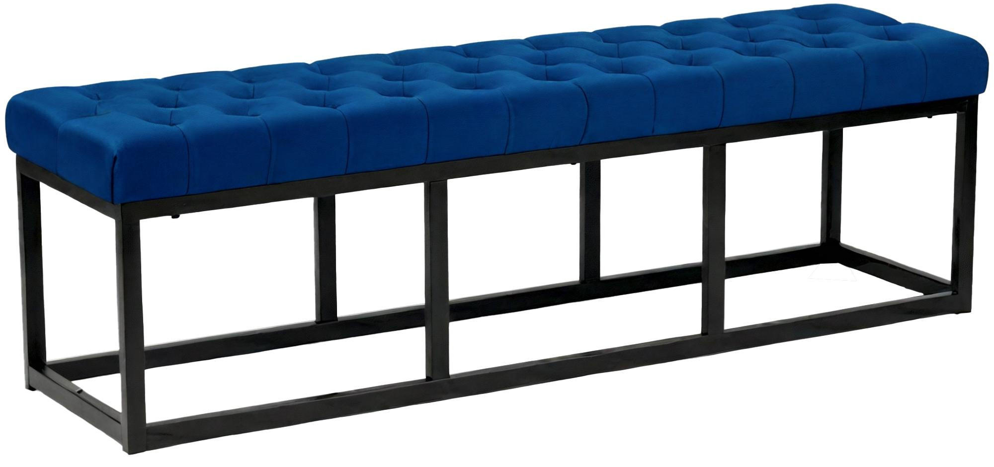 Deluke Sitzbank Blau 150x42x37 cm