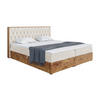 BOXSPRINGBETT Lofty 6 H4 - Creme, Holzwerkstoff (200/200cm) - Meblini