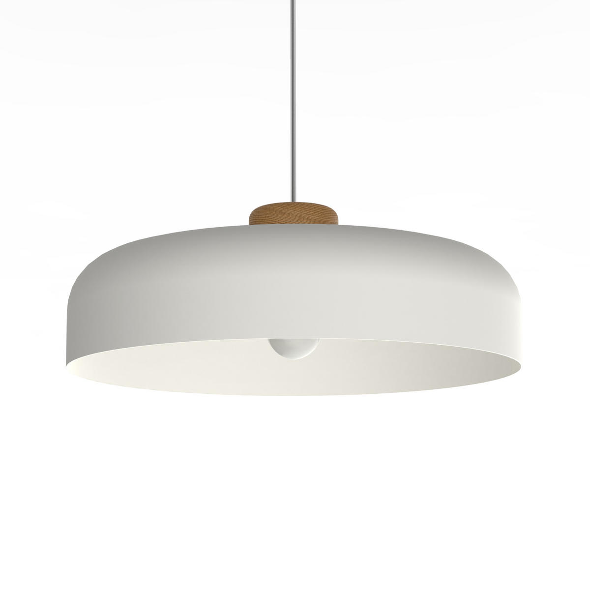 HÄNGELEUCHTE - Weiß, Metall (40/40/10cm) - Lumicom