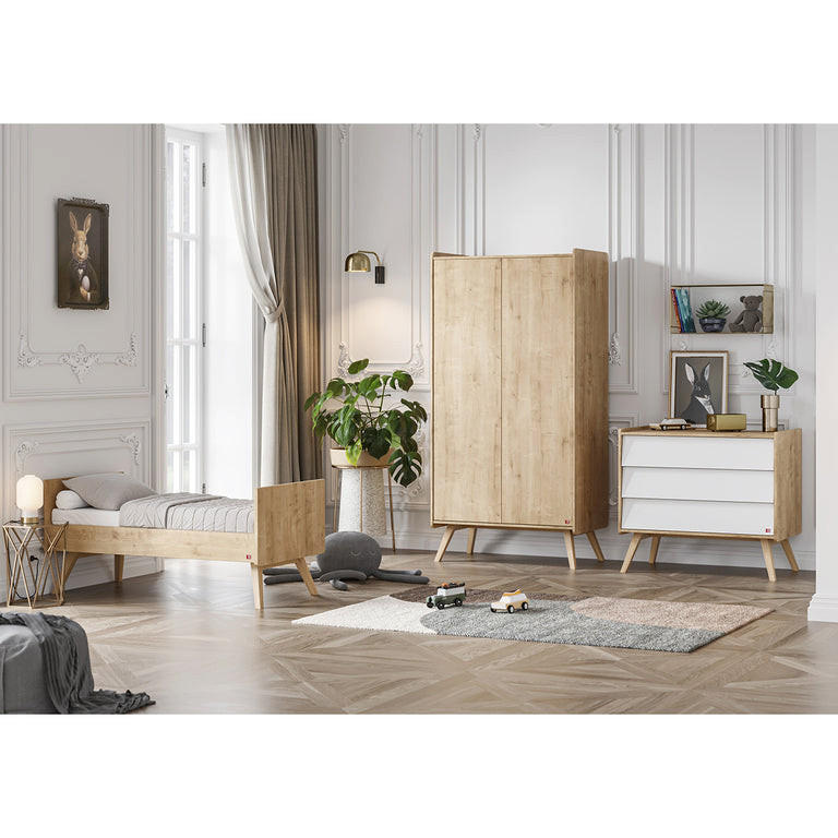SOBA ZA BEBE 3-dijelni Bijelo drvo - bijela, drvni materijal (145/103/75cm) - Petits-meubles