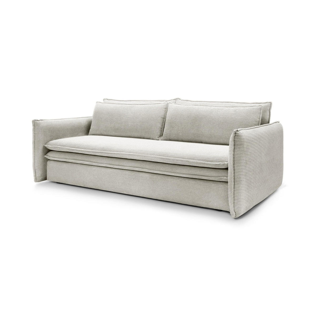 SOFA Lily Creme - Creme, Textil (240/82/95cm) - Pillovely