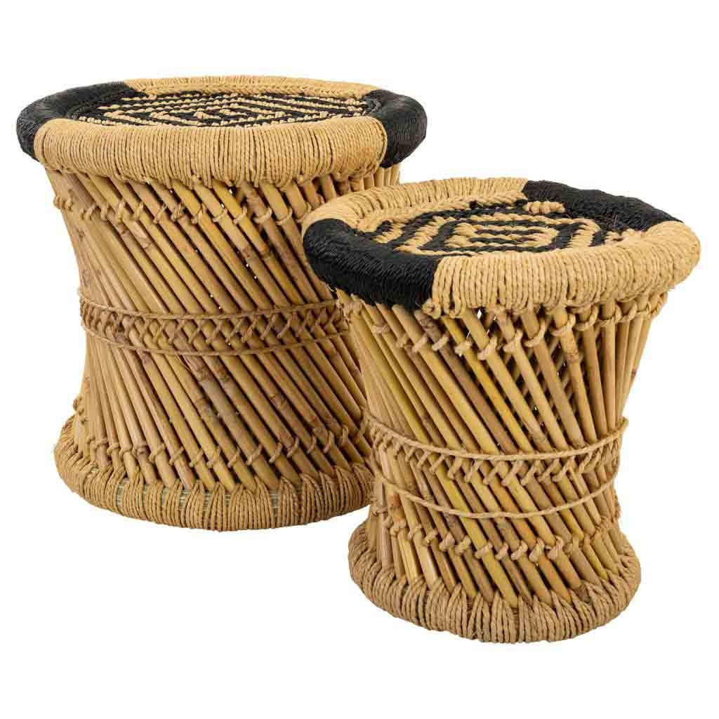 Wanderlust Hocker Mehrfarbig 38x38x38 cm
