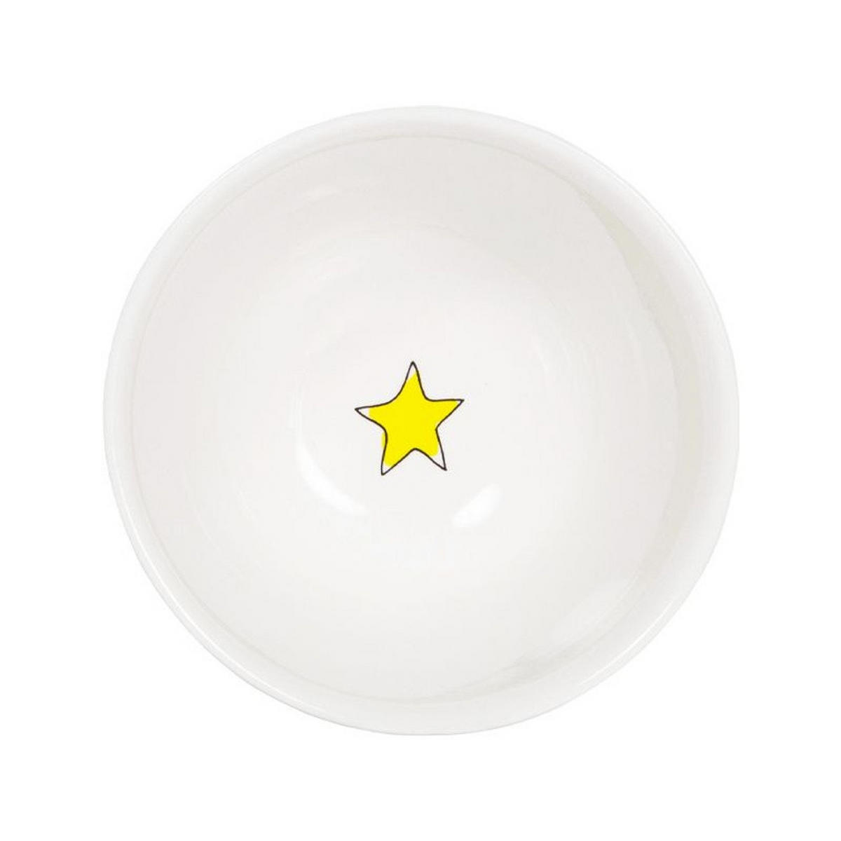 SCHALE Stern in Bunt - 14cm - Multicolor, Keramik (14.3/9/14.3cm) - Blond Amsterdam
