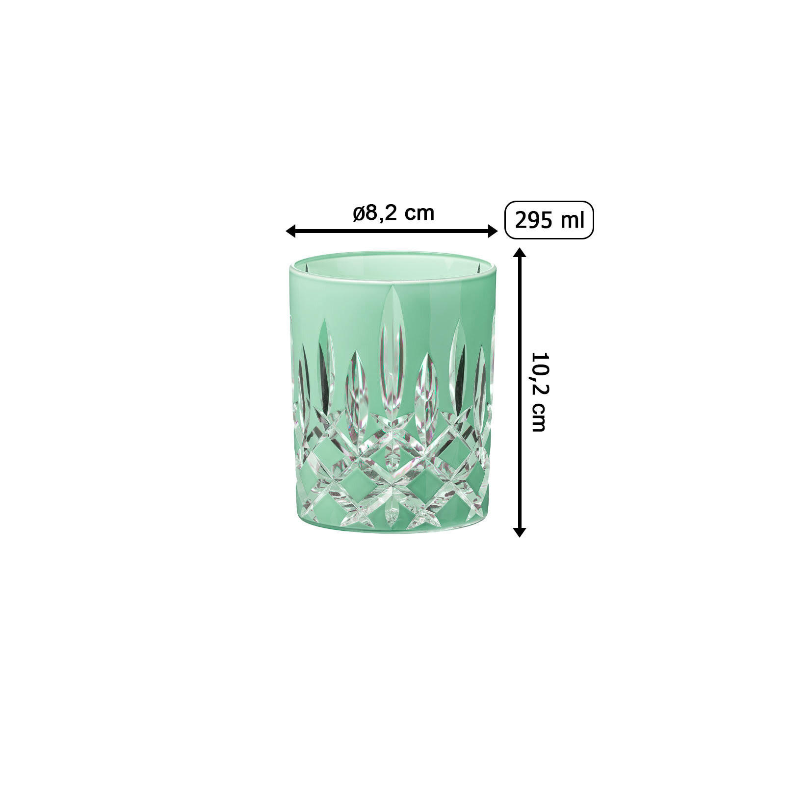 WHISKYGLAS Laudon Mint 295 ml - Mintgrün, Glas (0.295L) - Riedel