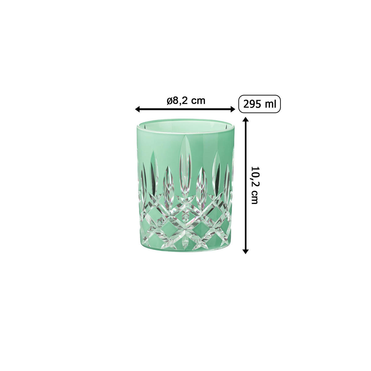 WHISKYGLAS Laudon Mint 295 ml - Mintgrün, Glas (0.295L) - Riedel