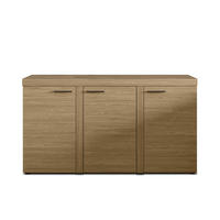 SIDEBOARD Spacoro 3D Geölte Eiche 148,8/82/40,3 cm – Wohnzimmer Kommode Stilvolle, Modern - Eichefarben, Holzwerkstoff/Kunststoff (149/82/40cm) - AX Living