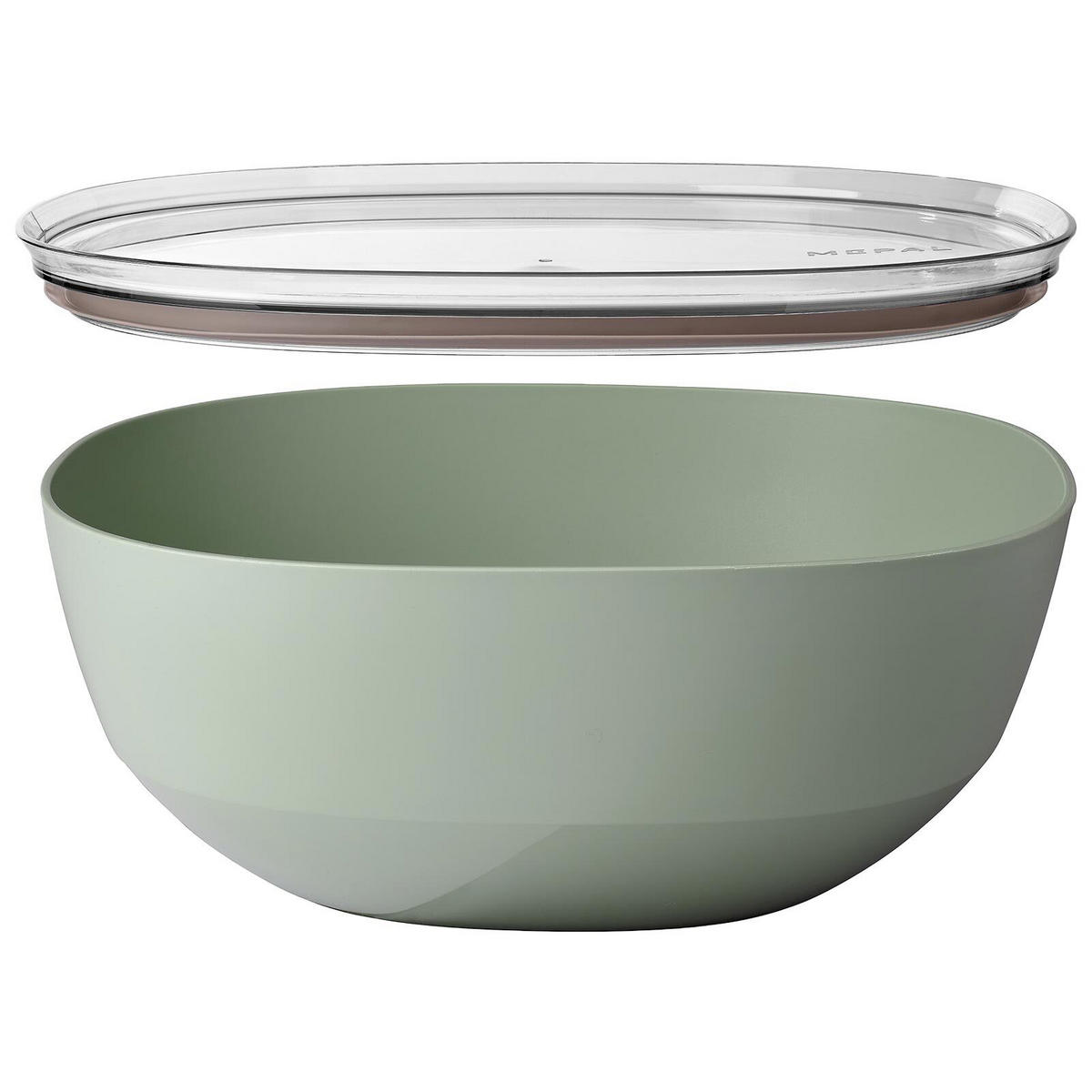 SERVIERSCHALE MIT DECKEL Silueta Nordic Sage 5000 ml - Mintgrün, Kunststoff (30.1cm) - Mepal