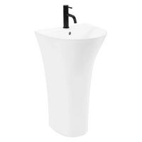 STANDWASCHBECKEN Rea Rita Slim - Weiß, Keramik (42/83.5/48cm) - REA