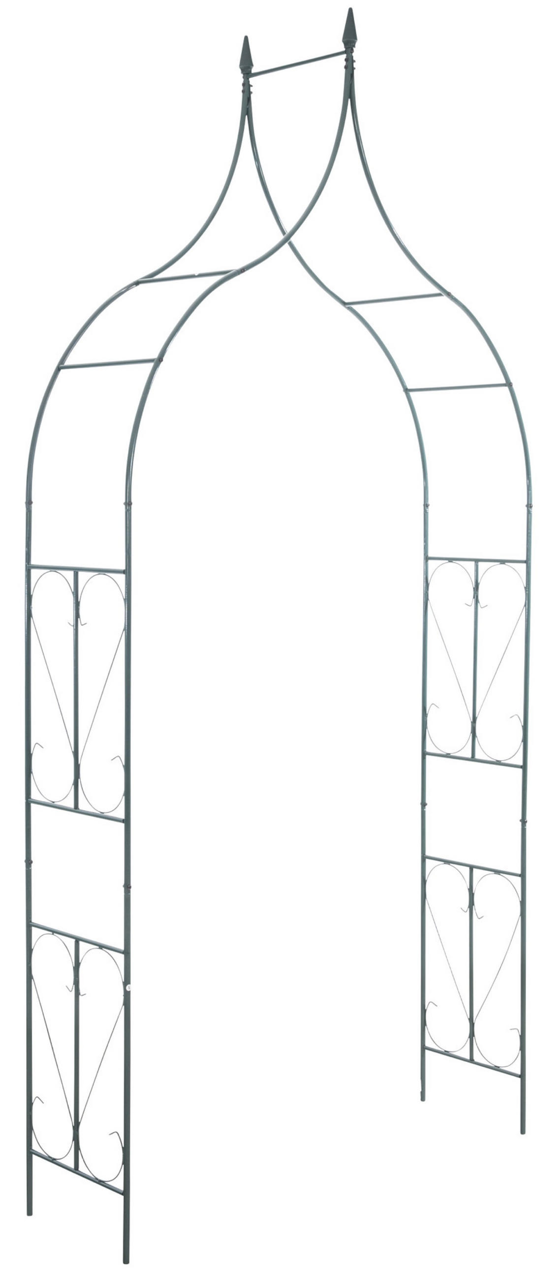 ROSENBOGEN Renya - 40 cm - Schwarz, Metall (128/275/40cm) - TPFGarden