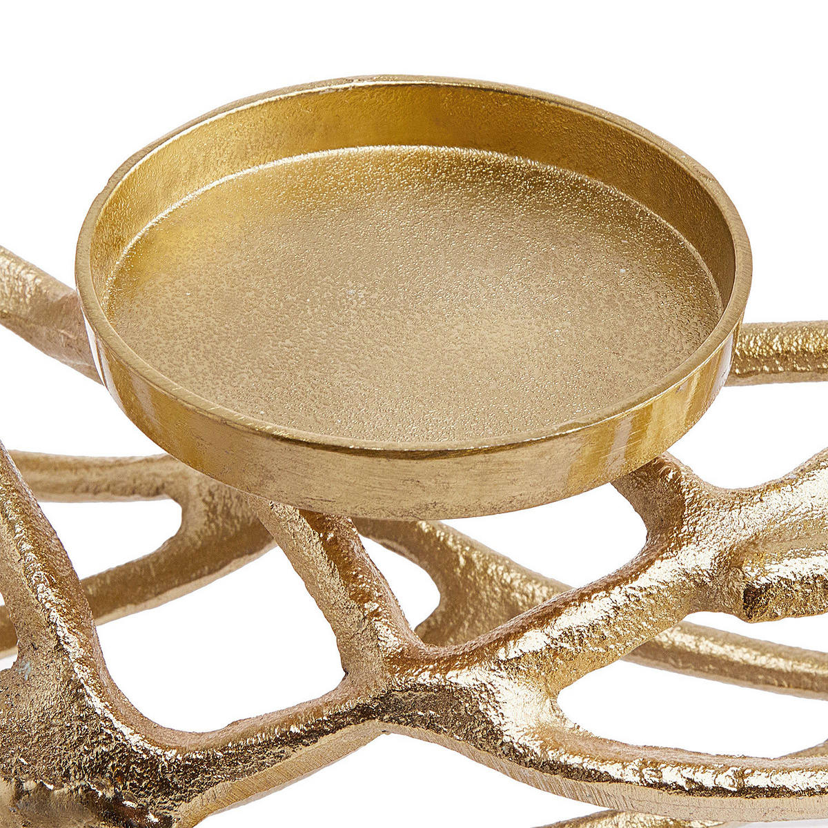 KRANZ Advent "Treibholz" - Goldfarben, Metall (10cm) - Butlers