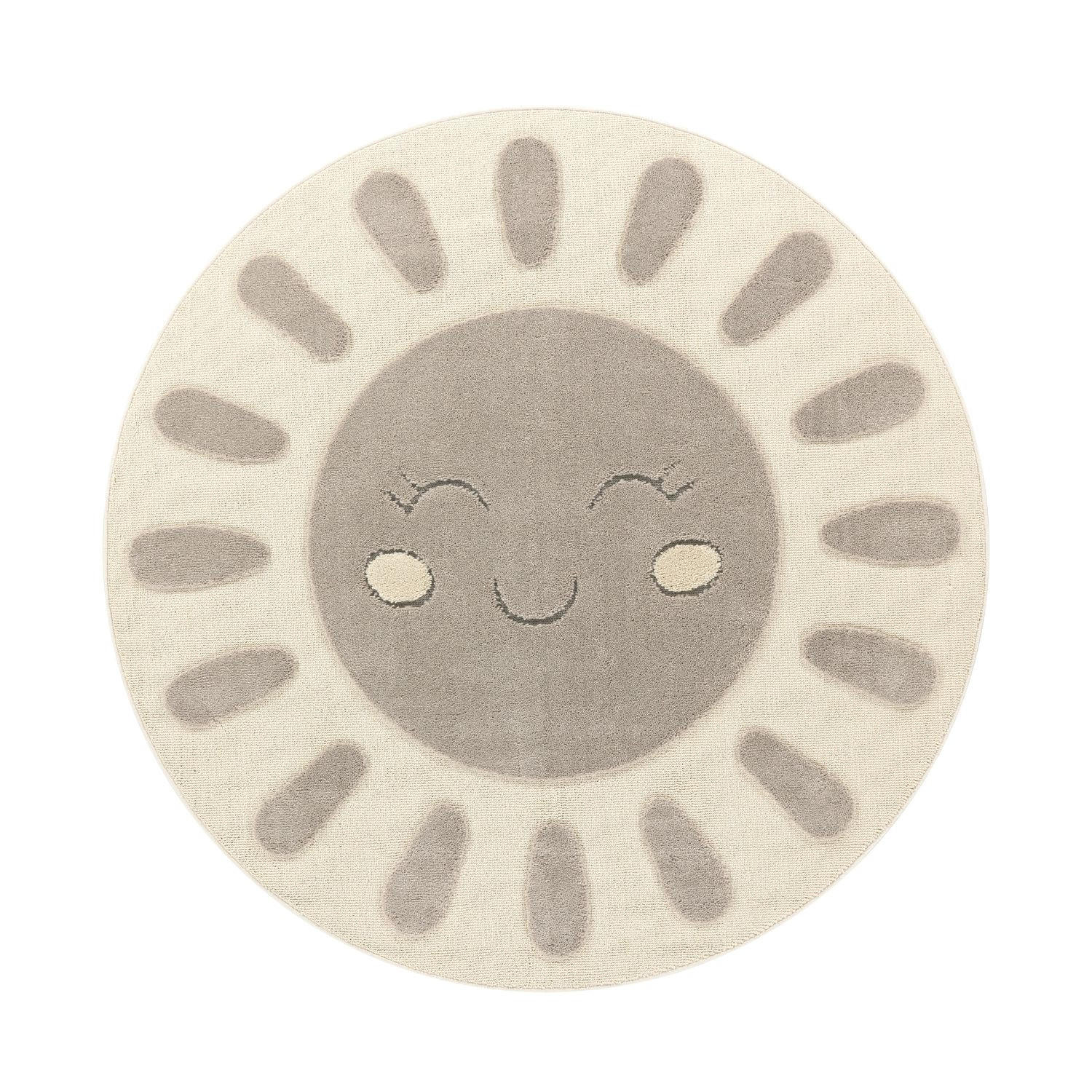 KINDERTEPPICH Creme Ø 160 cm - Creme, Kunststoff (160/160cm) - TT Home