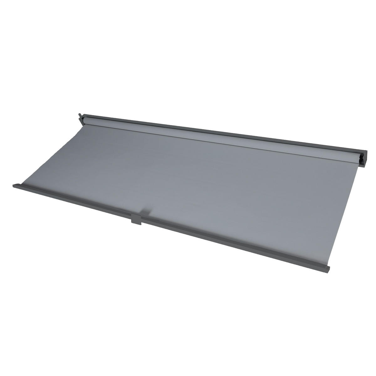 SEITENWAND FÜR PERGOLA Anthrazit - Anthrazit, Textil (338/206/1cm) - MCW