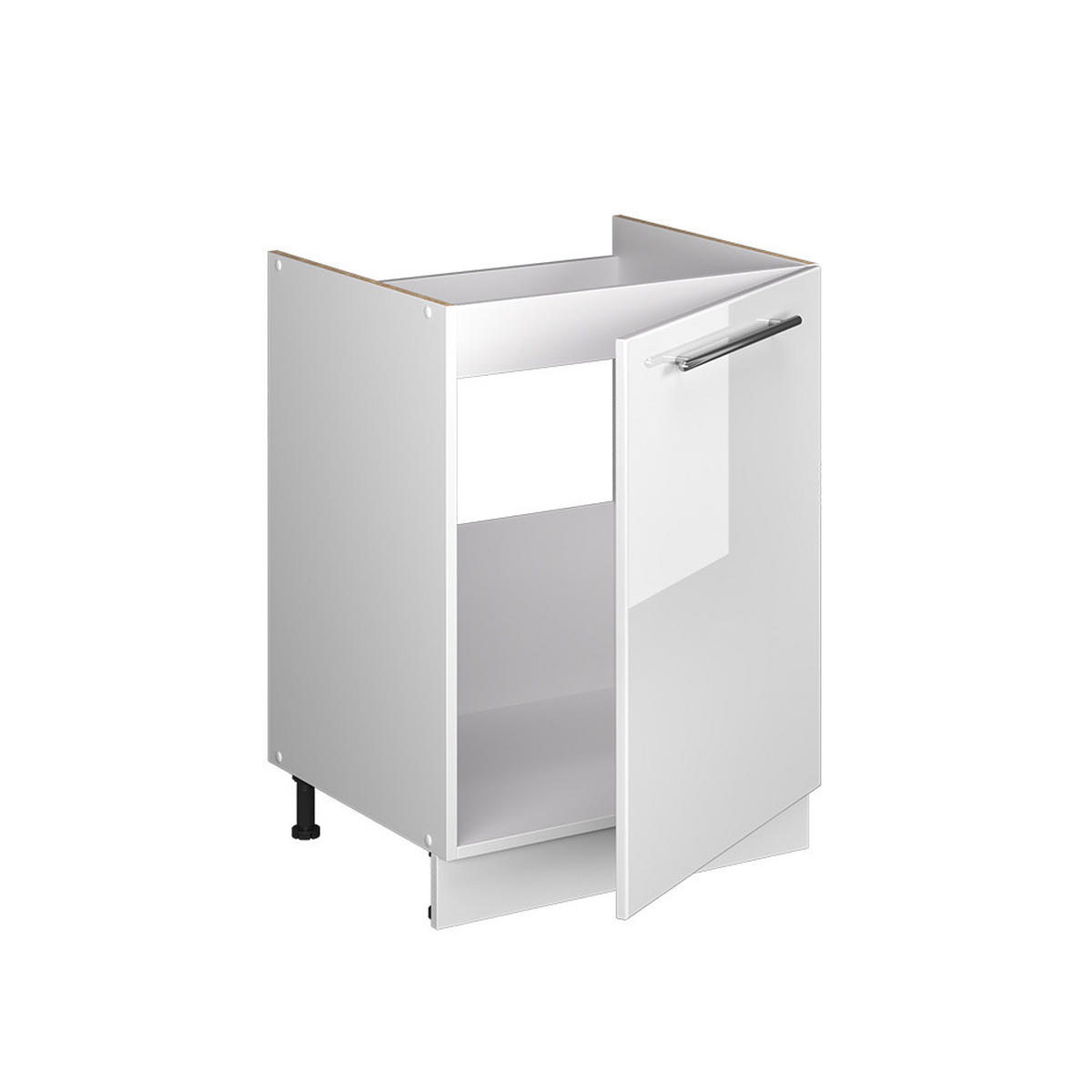 SPODNÁ SKRINKA POD DREZ Fame-Line, Biely vysoký lesk/biely, 60 cm - biela/biela s vysokým leskom, kompozitné drevo (60/82/60cm) - Vicco