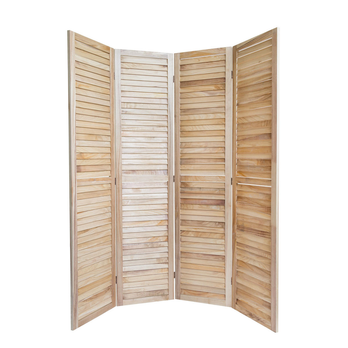PARAVENT 160/170 cm Natur - Naturfarben, Holz (160/170/2cm) - Homestyle4u