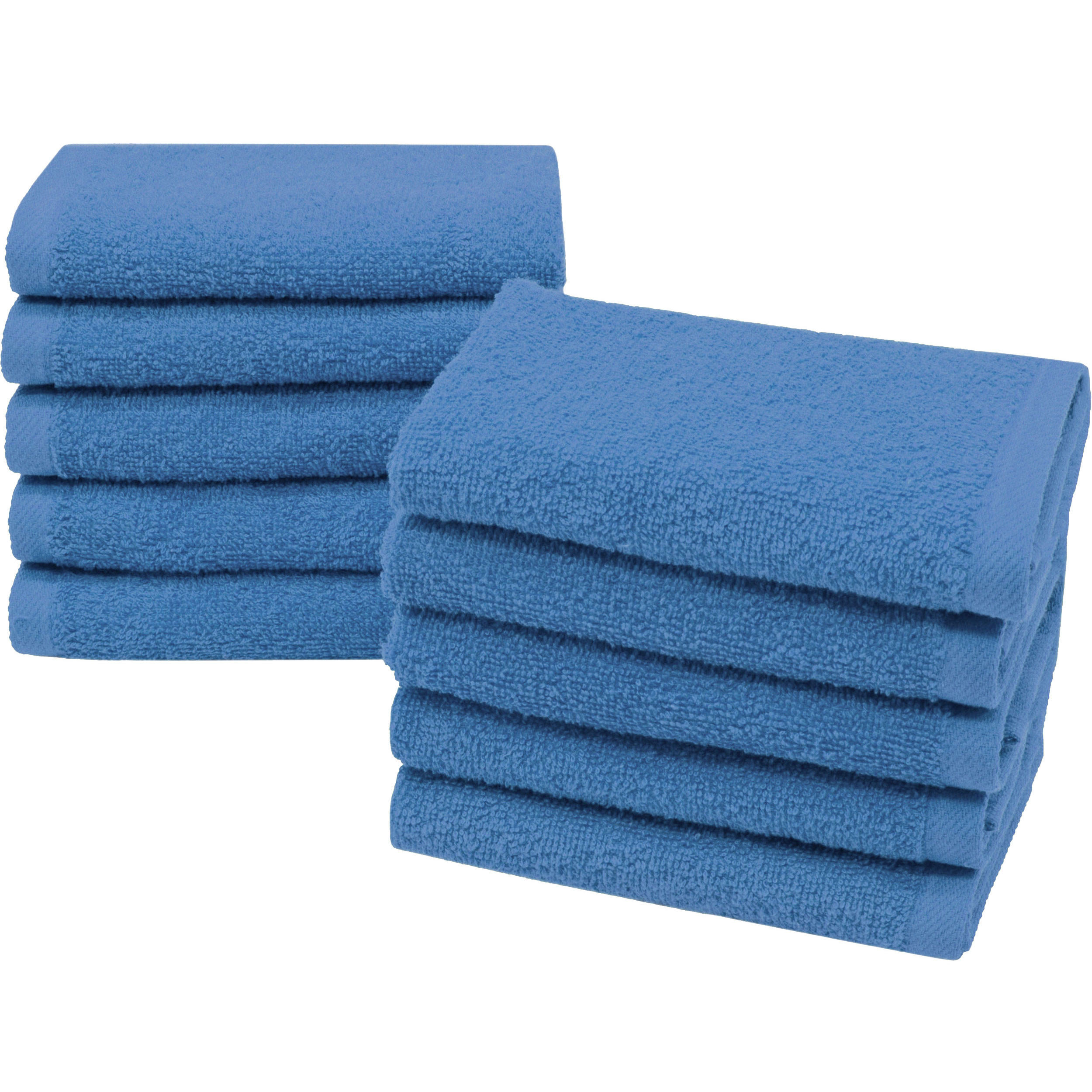 SEIFTÜCHER, 10er-Set, 30x30 cm, 100% Baumwolle, Blau - Dunkelblau, Textil (30/30cm) - Zollner