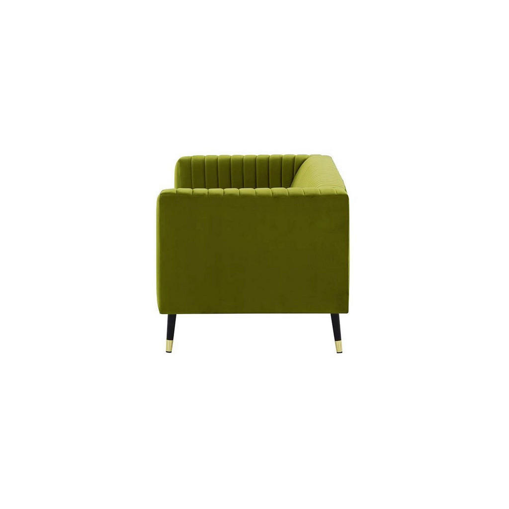 Thumbnail - Slf24 Dreisitzer, Olivgrün, Textil, 3-Sitzer, 201x71x83 cm, Wohnzimmer, Sofas & Couches, Sofas, 3-Sitzer Sofas