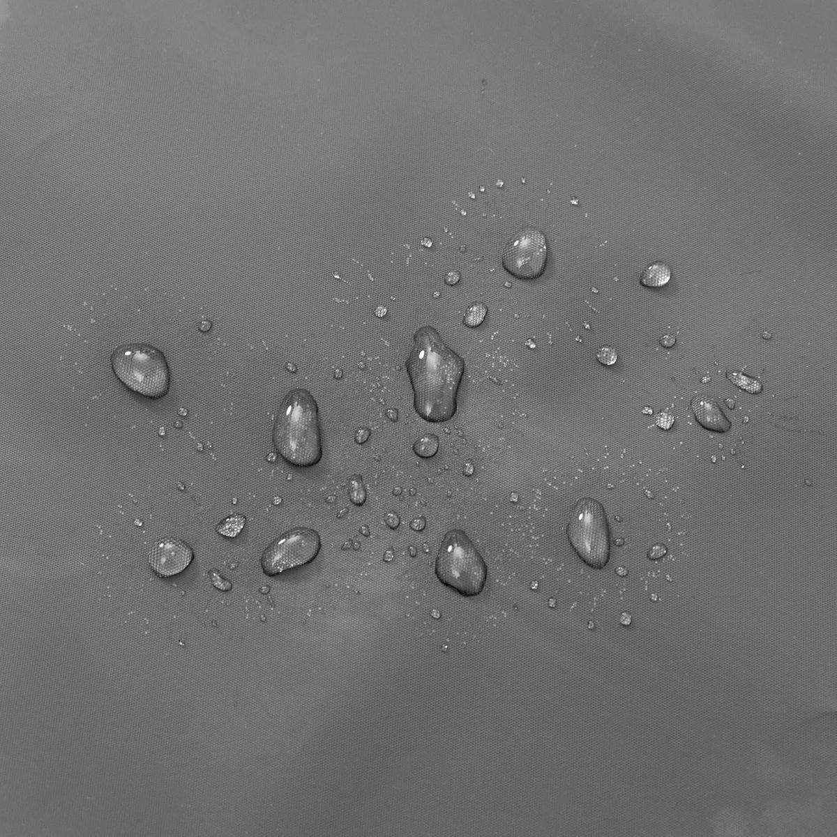 DUSCHVORHANG Grau PEVA hochwertig leicht Grau 200 cm - Grau, Kunststoff (180/200cm) - MCBOSON