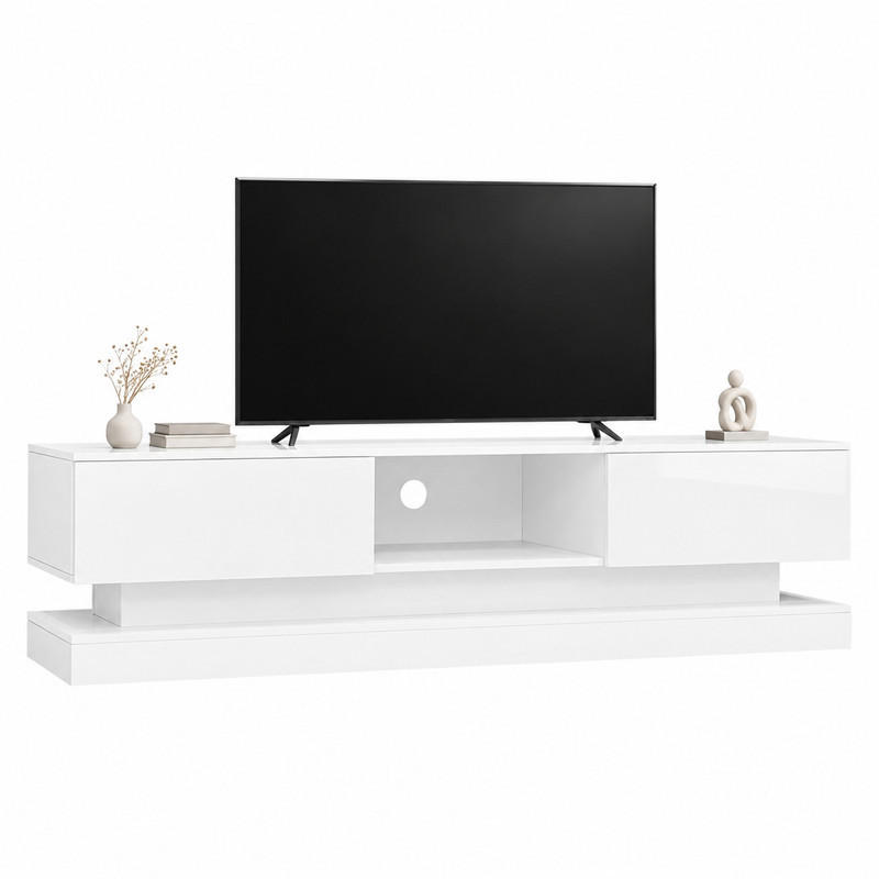 Beauniv Tv-Element Weiß 35x40.5x160 cm