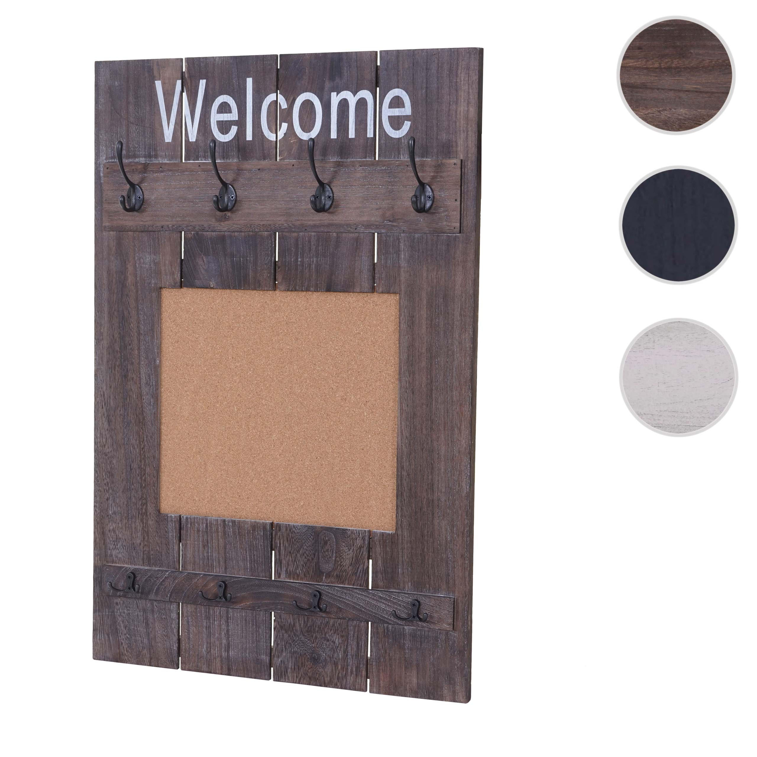 WANDGARDEROBE MIT PINNWAND Braun - Braun, Holz (60/91/3cm) - MCW