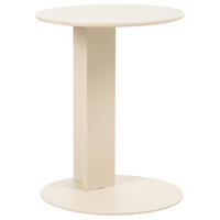 MĂSUȚĂ AUXILIARĂ DE EXTERIOR 40/40/metal bej Vanzago - bej, metal (40/40/51cm) - Beliani
