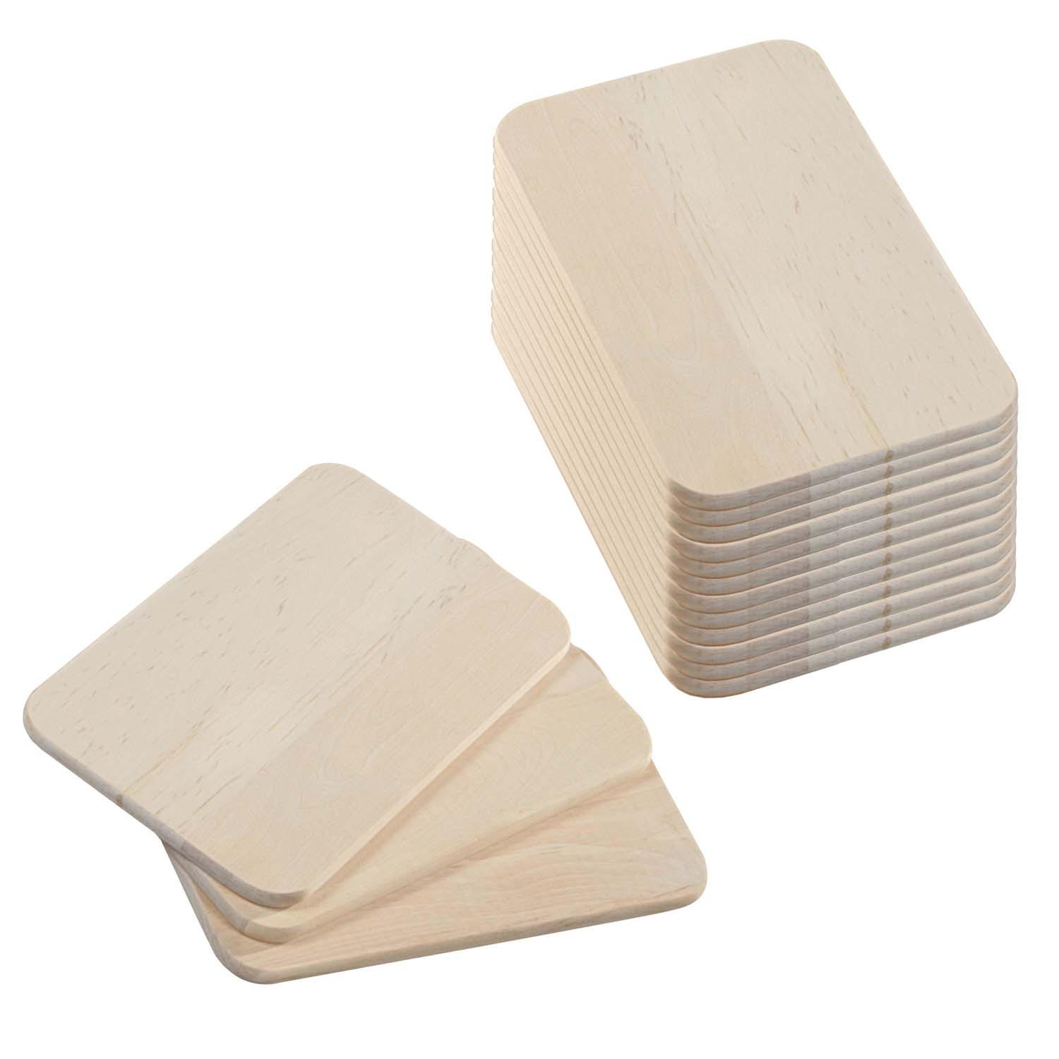 FRÜHSTÜCKSBRETTCHEN, 15 Stück, Birkenholz - 23 x 15cm - Naturfarben, Holz (23/15cm) - Kesper