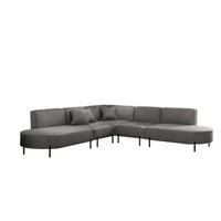 ECKSOFA Valencia - Grau, Holzwerkstoff/Textil (303/303cm) - Fun Möbel