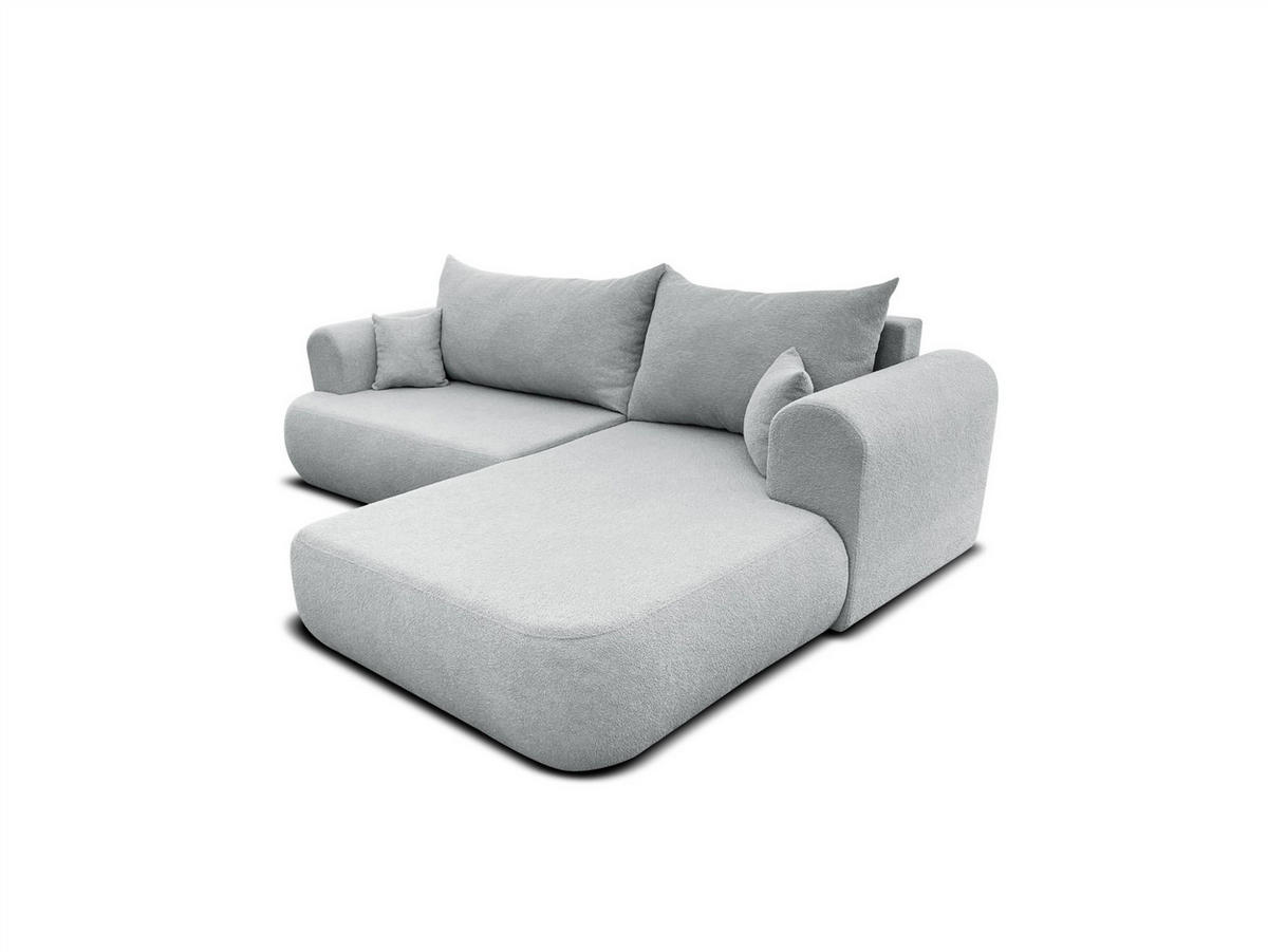 ECKSOFA Anike In Now Or Never - Dunkelgrau, Holzwerkstoff/Textil (260/173cm) - Fun Möbel