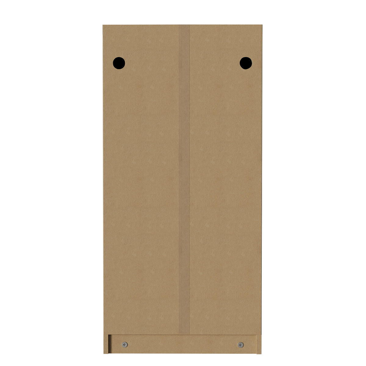 SCHUHSCHRANK 54/25/115 cm braun aus PB mit 3 Klappfächern - Naturfarben, Holzwerkstoff (54/115/25cm) - OKWISH