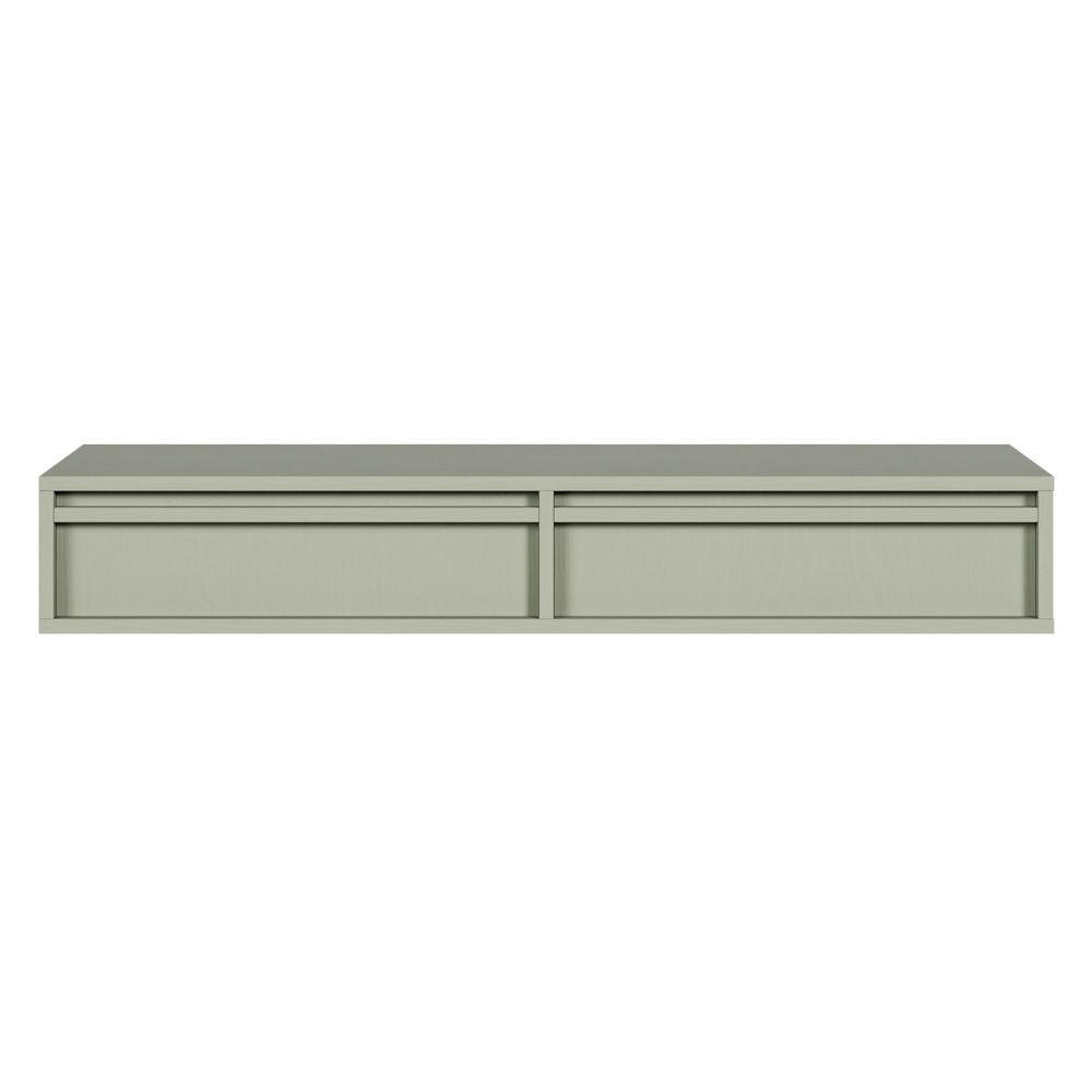 SCHMINKTISCH Evo Salbeigrün 110 cm - Salbeigrün, Holzwerkstoff (110/17/38.5cm) - Selsey