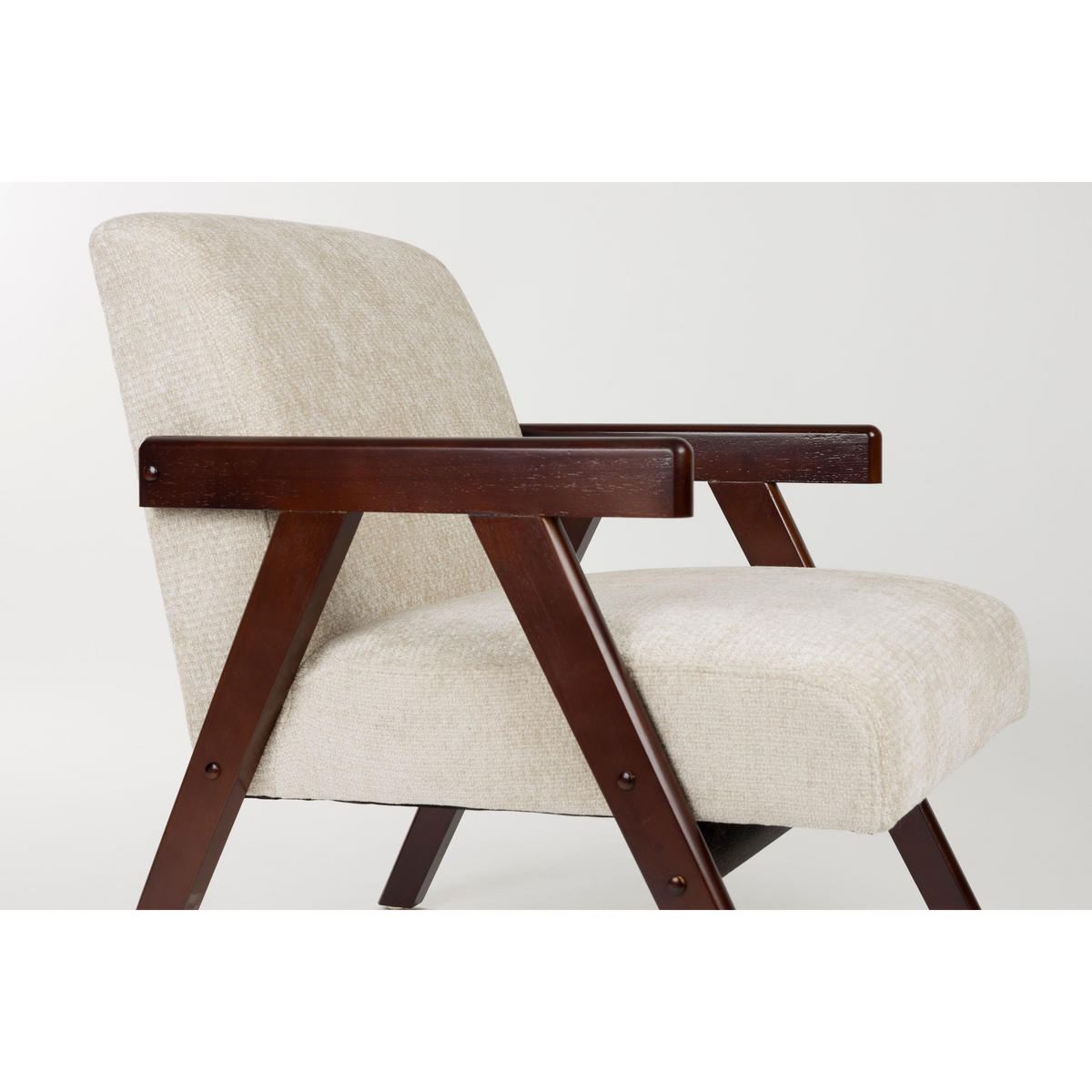 SESSEL Panadero Braun/ Beige - Braun, Textil (61/73/71.5cm) - Housecraft Living