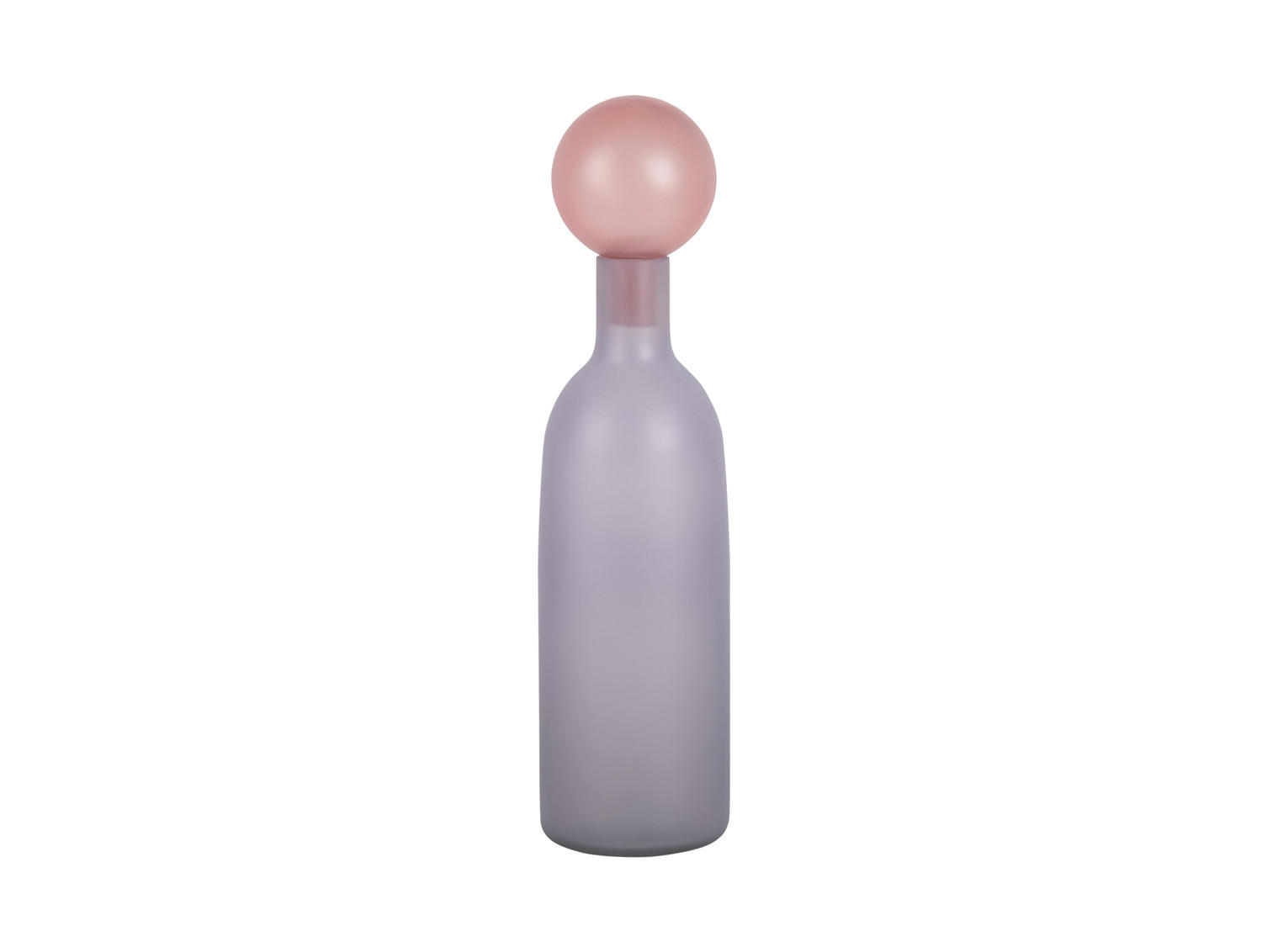 VASE Alegre Botellin 9/9/35 cm - Lila, Glas (9/35cm) - Present Time